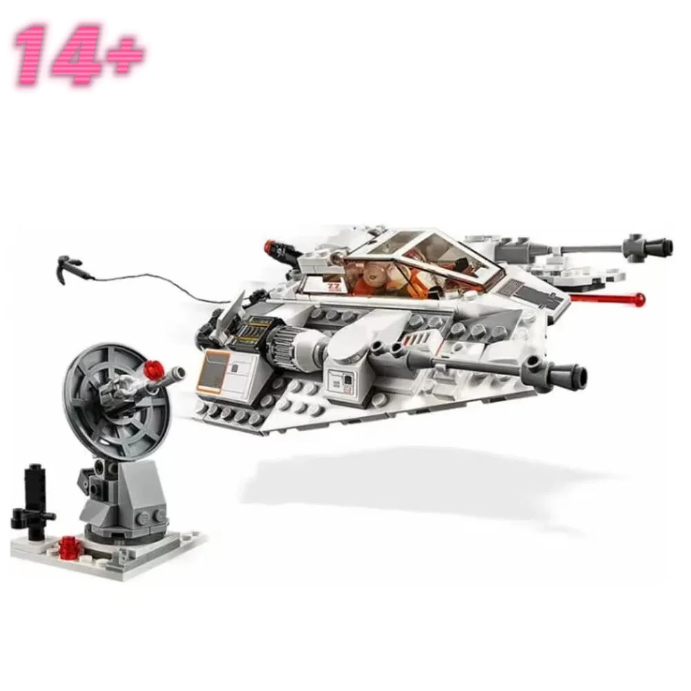 2026 Nova Edição de 20 Anos do Snowspeeder Blocos de Montar Educacionais 75259 para Crianças Presentes de Halloween e Natal