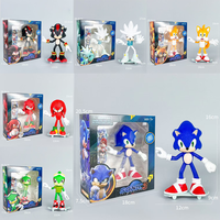 Nuevo 6 estilos de venta de ratón Sonics, ratón volador hecho a mano, personaje de PVC, juguete, figura de cola de sombra de eri