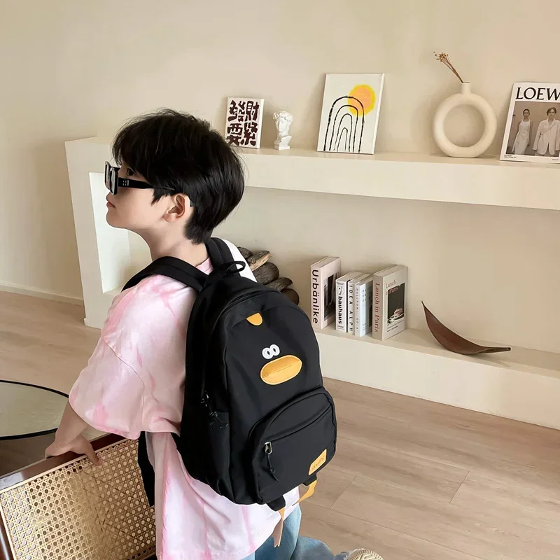 Lightweight Wear-Resistant Duck-Shaped Travel Backpack for Young Children 2