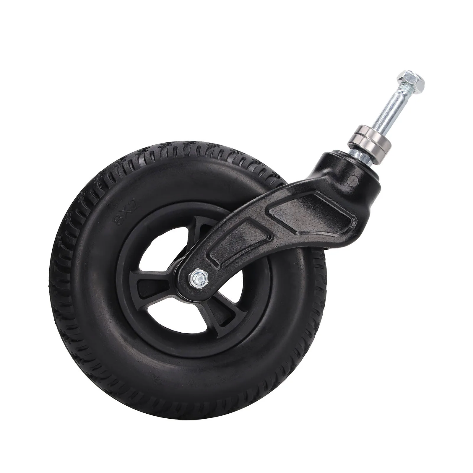 wheelchair-front-caster-8-inch-pu-hub-wheel-rollator-walker-replacement-caster-wheelchair-replacement-wheel