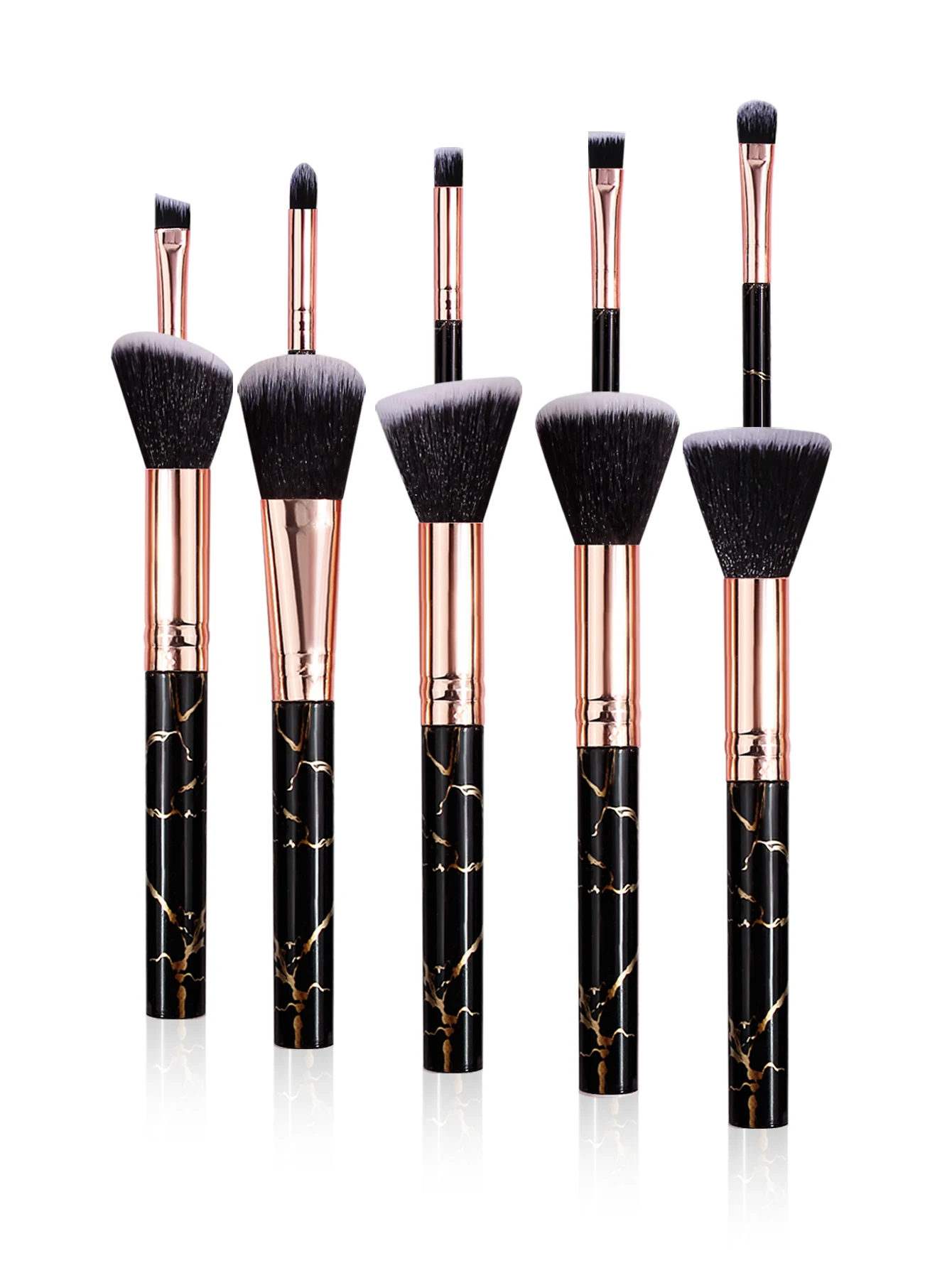 Professiona 10PCS Makeup Brushes Set Soft Fluffy Foundation Blush Powder Eyeshadow Kabuki Blending Female Cosmetics Beauty Tool