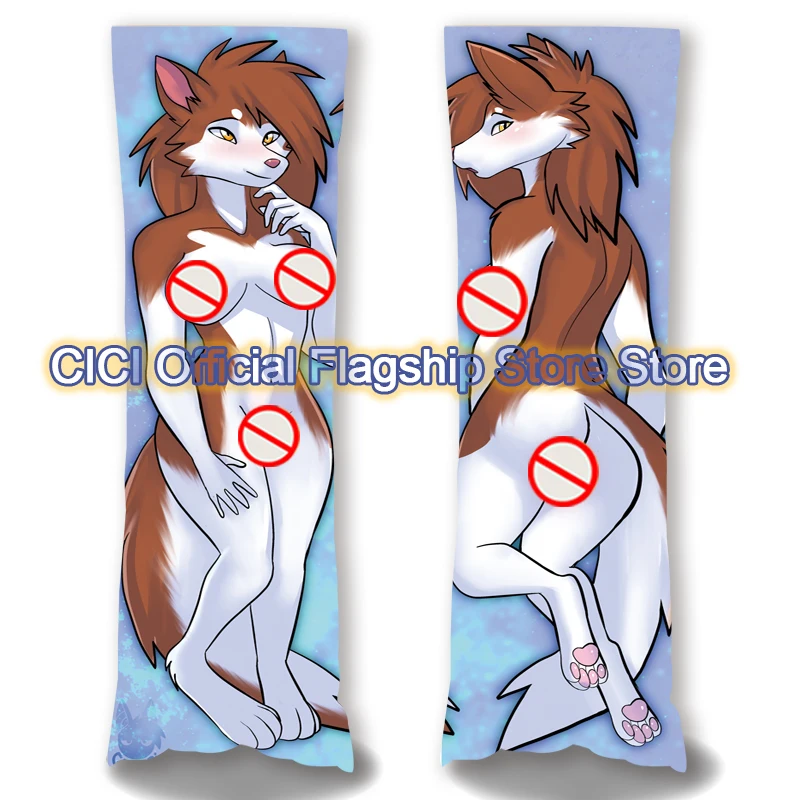 

Dakimakura Anime Fluffy red fox animal Duplex printing Anime series