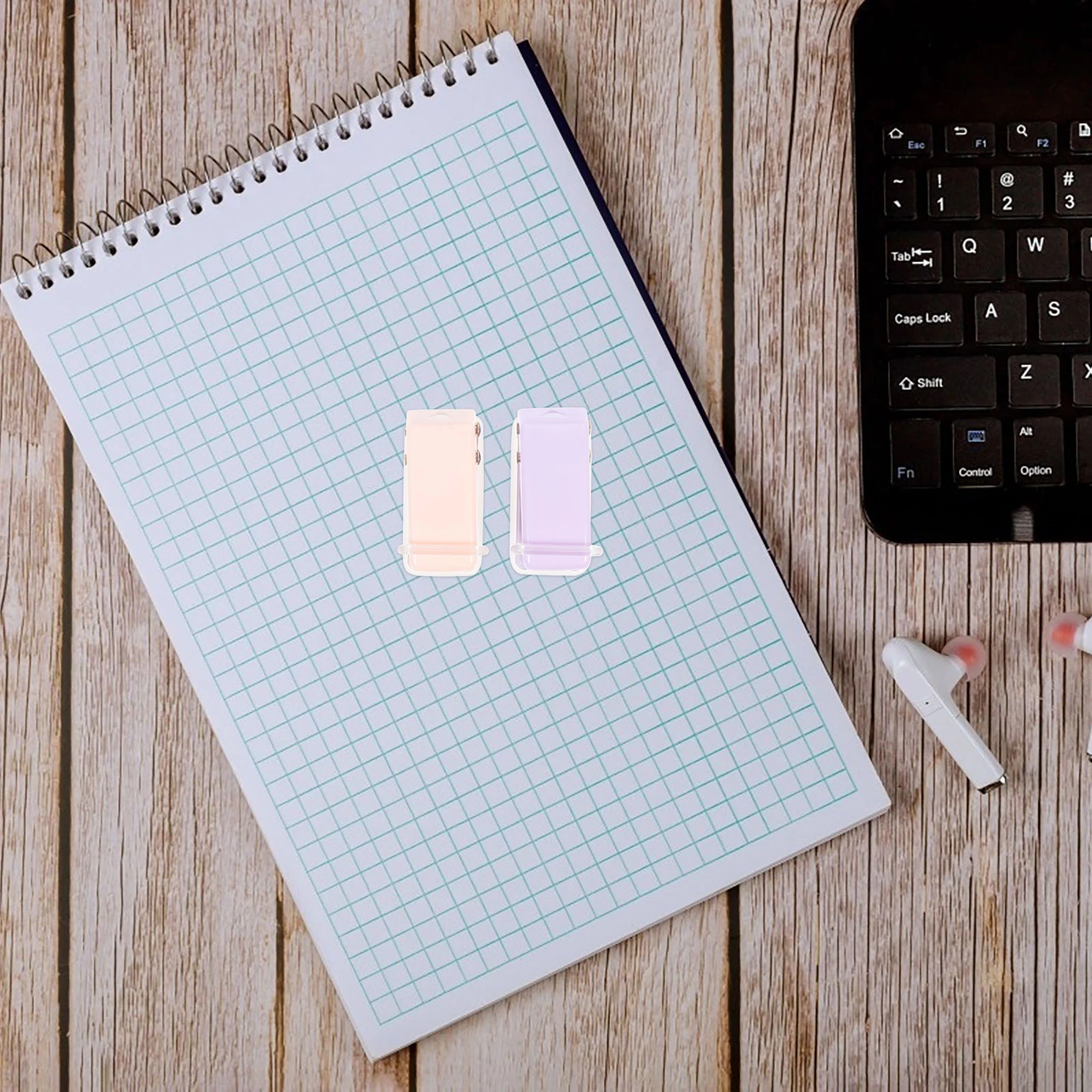 

2Pcs Mini Hole Puncher Ergonomic Design Portable Manual Paper Punch for Office School Home Use Loose Leaf Binder DIY Craft