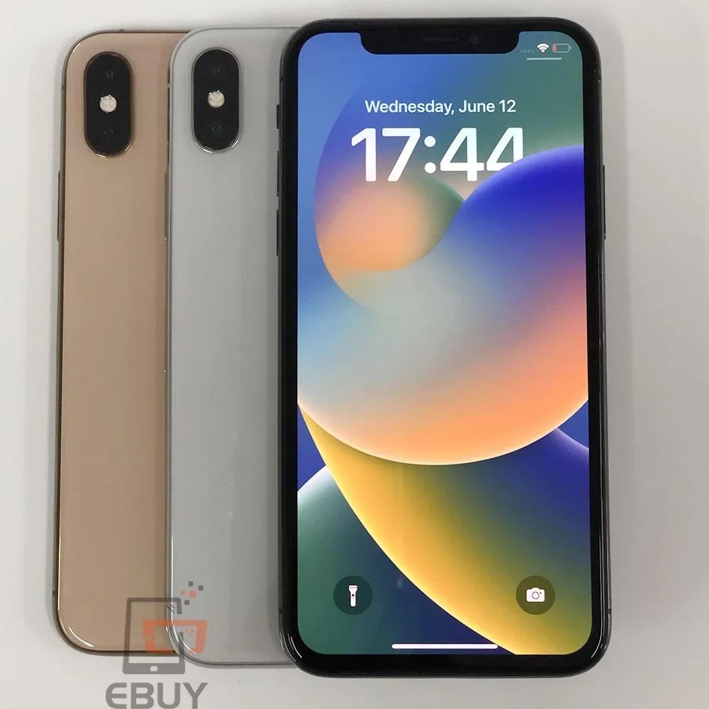 هاتف Apple iPhone XS 4G LTE الأصلي المحمول 5.8 بوصة 4 جيجابايت رام 64/256 جيجابايت روم هيكسا كور 12 ميجابكسل معرف الوجه الذكي