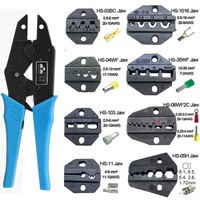 HS Crimp Plier Jaws Pliers Dies for 230mm Pliers Plug Tube Non-insulated Coaxial Cable Lugs MC4 Terminal HS-03B/2546B/05H/30C