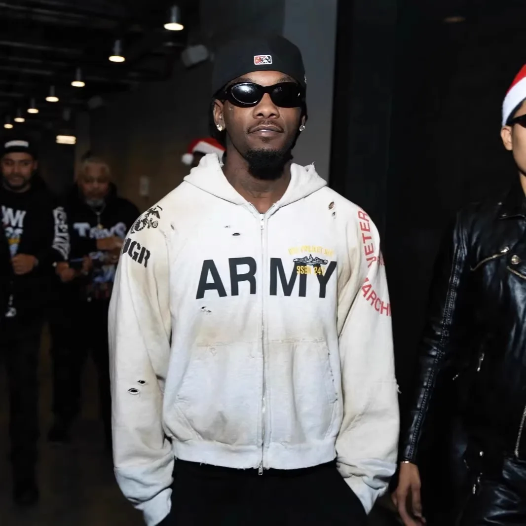 

GRAILZ High-Quality Double-Panel Stitched Heavy-Duty Pure Cotton Washed Antique Zippers Hooded Sweatshirt Coat - Project G/R