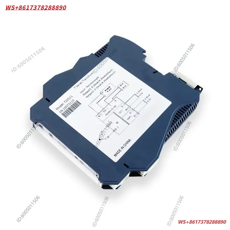 T Series Temperature Transmitters Two Input Types Thermocouple k-couple Thermoresistor PT100 to 4-20mA
