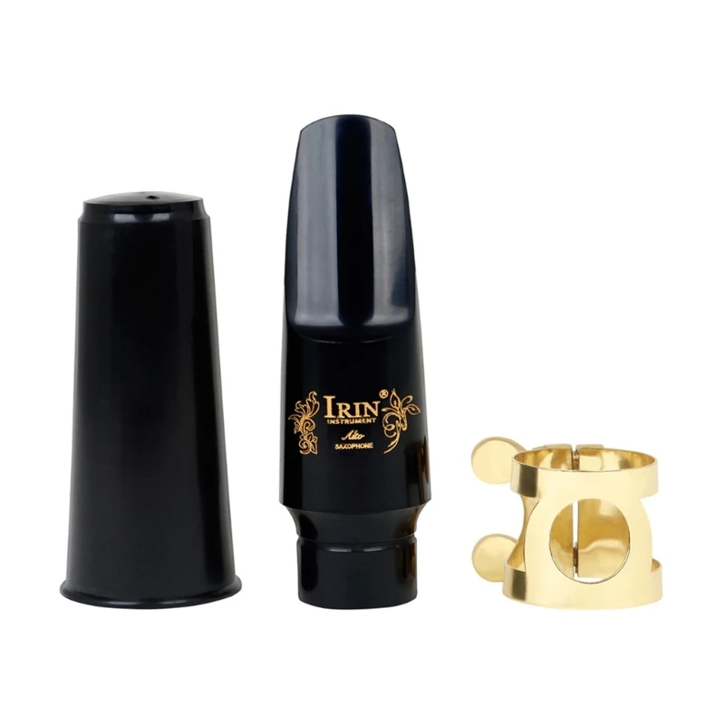 

3pcs Set Professional Saxophone Mouthpiece+Clip+Clip for Alto/Soprano Saxophone Musical Instrument Accessories