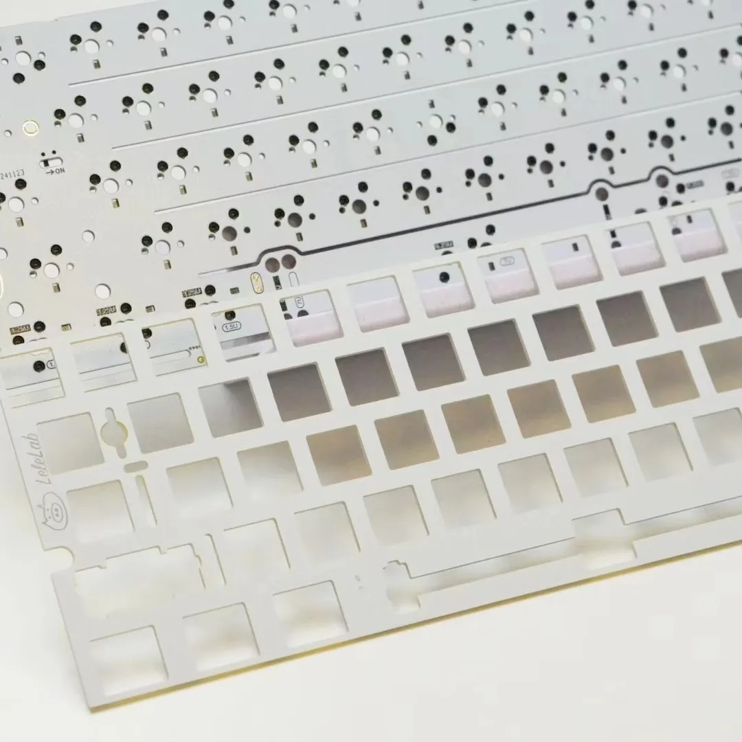 

LeleLab Lele60 позиционирующая пластина беспроводная с возможностью горячей замены RGB пользовательская плата для GH60 аксессуар для клавиатуры