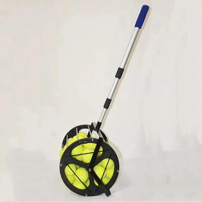 Tennis Ball Picker Tennis Recycler Pick Up Baskets Tennis Court Cleaning Aids L-8 Tennis Storage Tool 55 Tennis Balls