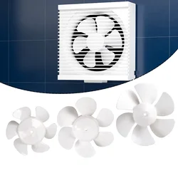 Aspas de ventilador de repuesto, 6 aspas, orificio en D, Motor de escape, 10 pulgadas, 8 pulgadas, 6 pulgadas, blanco, seis aspas