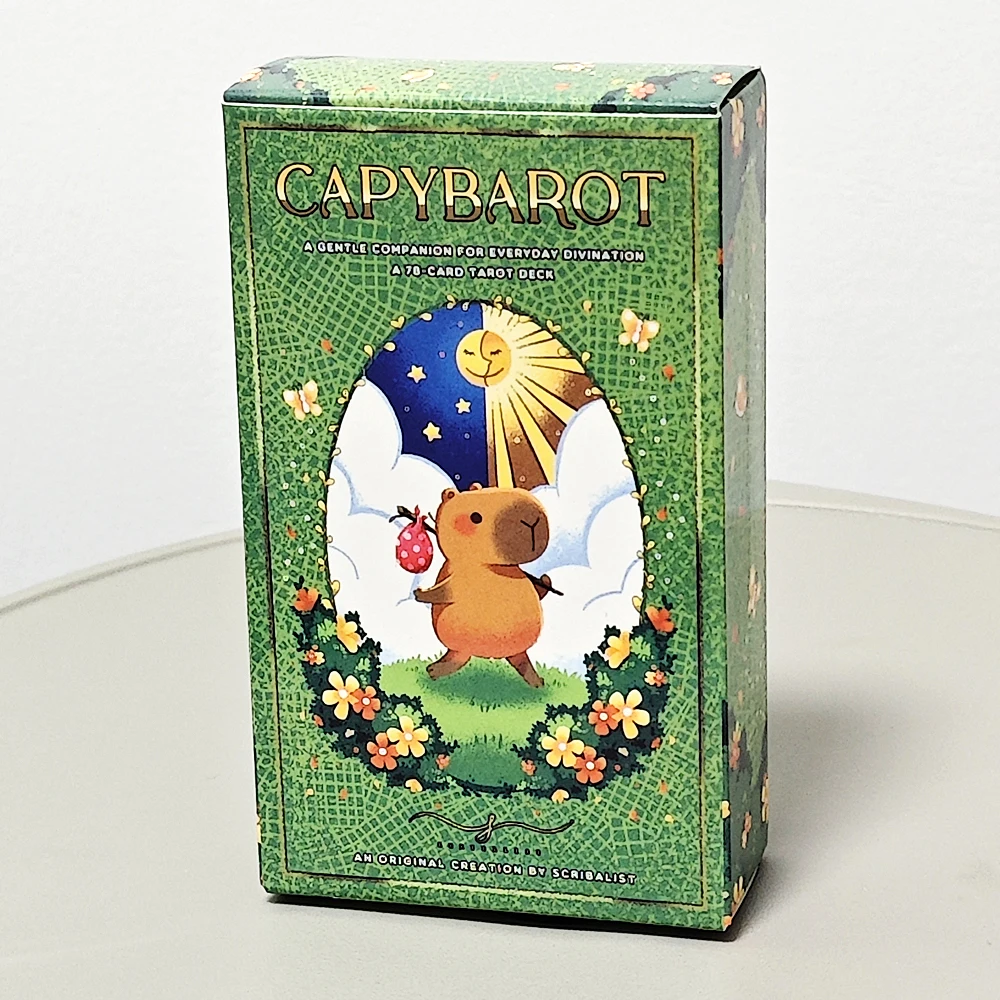 Capybara Tarot Deck 78 Cute Tarot Cards 10.3*6cm Bring That Soothing Vibe and Energy Into A Tarot Deck