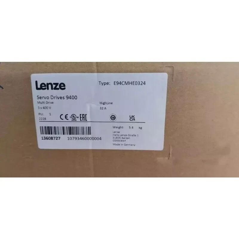 Lenze Drive E94CMHE0324 Aluminum Servo Driver Module for Industrial Use E94P020S1NEM E94P040T4NEM E94P040S2FES E94R020Y2NRM