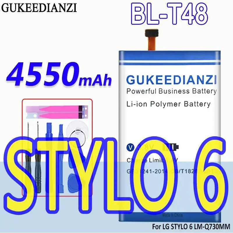 

Для LG Stylo 6 LM-Q730MM 4550 мАч аккумулятор мобильного телефона высокая совместимость BL-T48