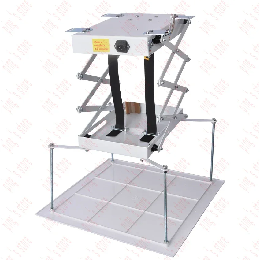 Bermotor Scissor Proyektor Lift Projector Bracket 70 Cm   dengan Remote Control untuk Bioskop/Gereja/ sekolah