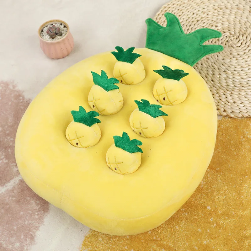 Simulation Vegetable Field Planting Plucking Plush Toys Baby Children Enlightenment Puzzle Dolls