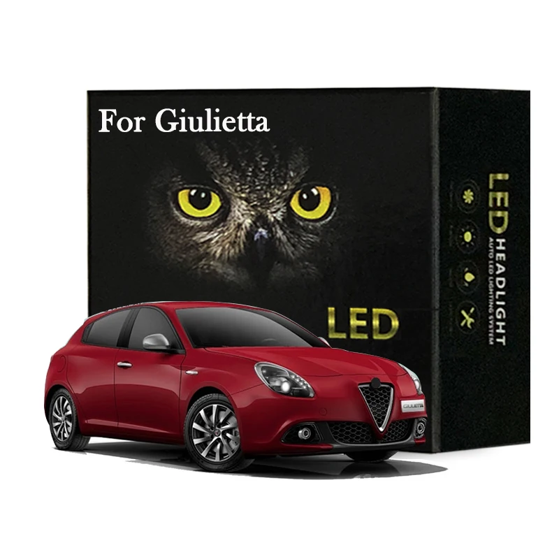 

13Pcs Car For Alfa Romeo Giulietta 940 2010 2011 2012 2013 2014 2015 2016 2017 Led Interior Light Kit For LED Bulbs Canbus