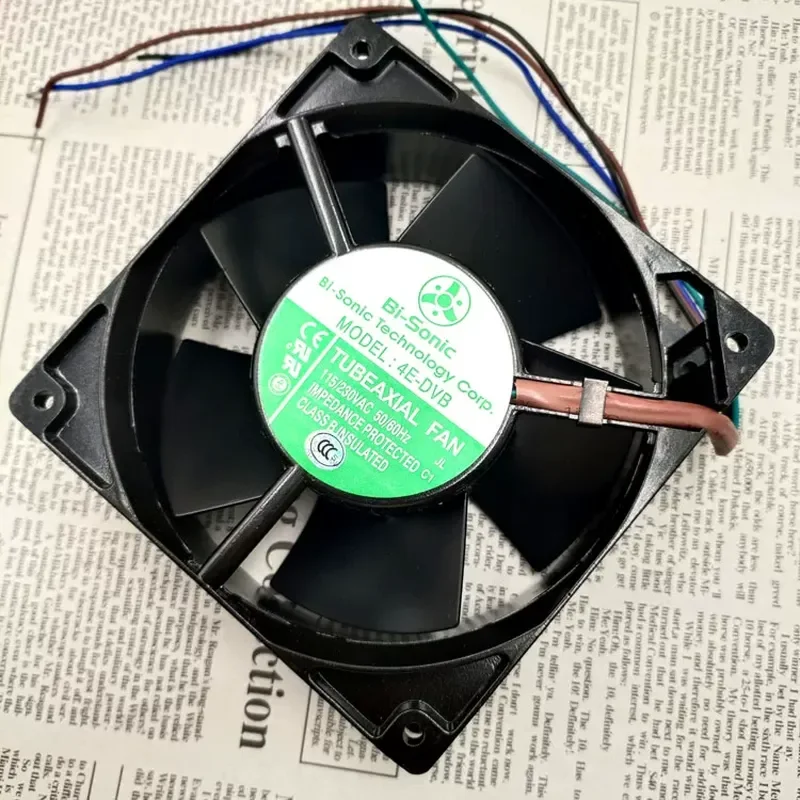 For Original Bi-Sonic 4E-DVB 115/230V 12038 all-metal dual voltage cooling fan