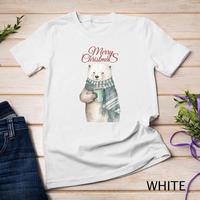 Polar Bear Christmas Cheer 3 Funny Christmas Shirt Unisex T shirt