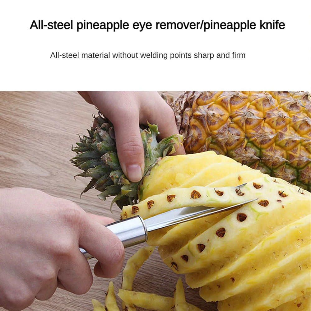 Stainless Steel Pineapple Knife Easy To Clean Household Sharp Edge Exquisite Workmanship Vegetable Tools Fruit Tool V-type