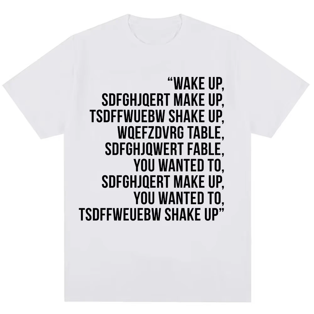 Wake Up System of A Down Chop Suey T Shirts Men Women Fashion Rock Band Hip Hop Vintage T-shirt Oversized Casual Cotton T Shirts