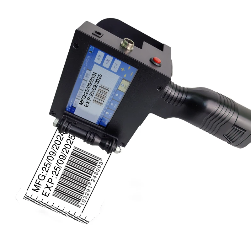 50mm Expiry Date Marking Printers Number Coding Machine Portable Hand Handheld Inkjet Printer