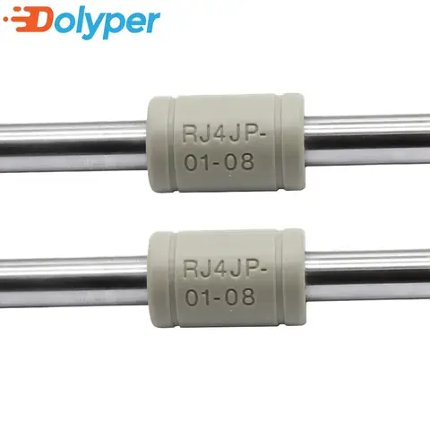 4pcs RJ4JP-01-08 LM8UU Plastic Linear Bearings Bushing PolymerIgus Igus Drylin Bearing Shaft for 3D Printer Parts Prusa I3