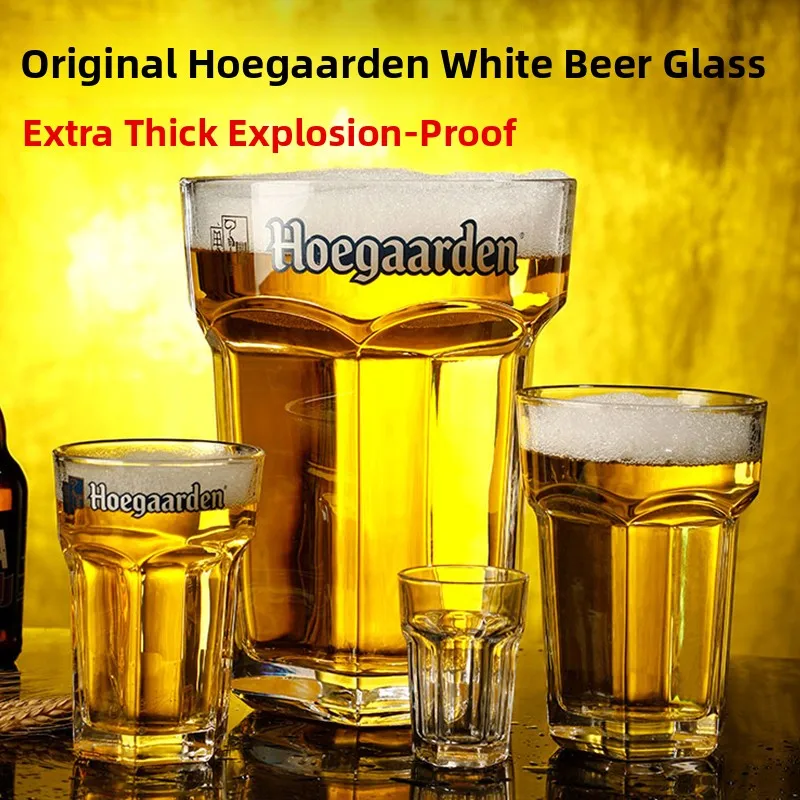 3L Fugua White Craft Beer Glass Heat Resistant Explosive Proof Large Hexagonal Pint Glass Chinese Style Pure Color Beer Cup