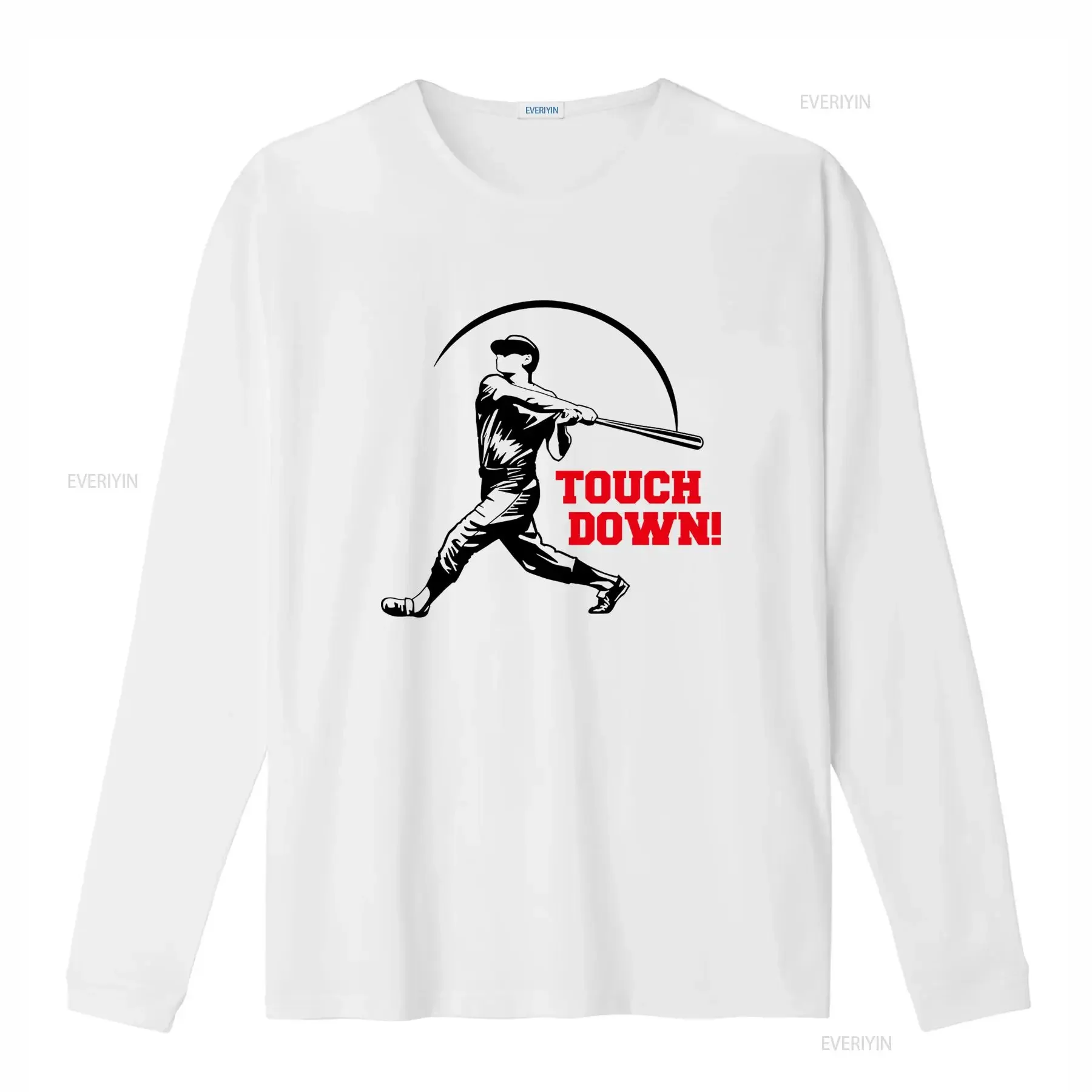 Touch Down T Shirt for Men Funny Baseball Joke Humor Home Run Design vintage Washed fashion Slightly Stretched graphic