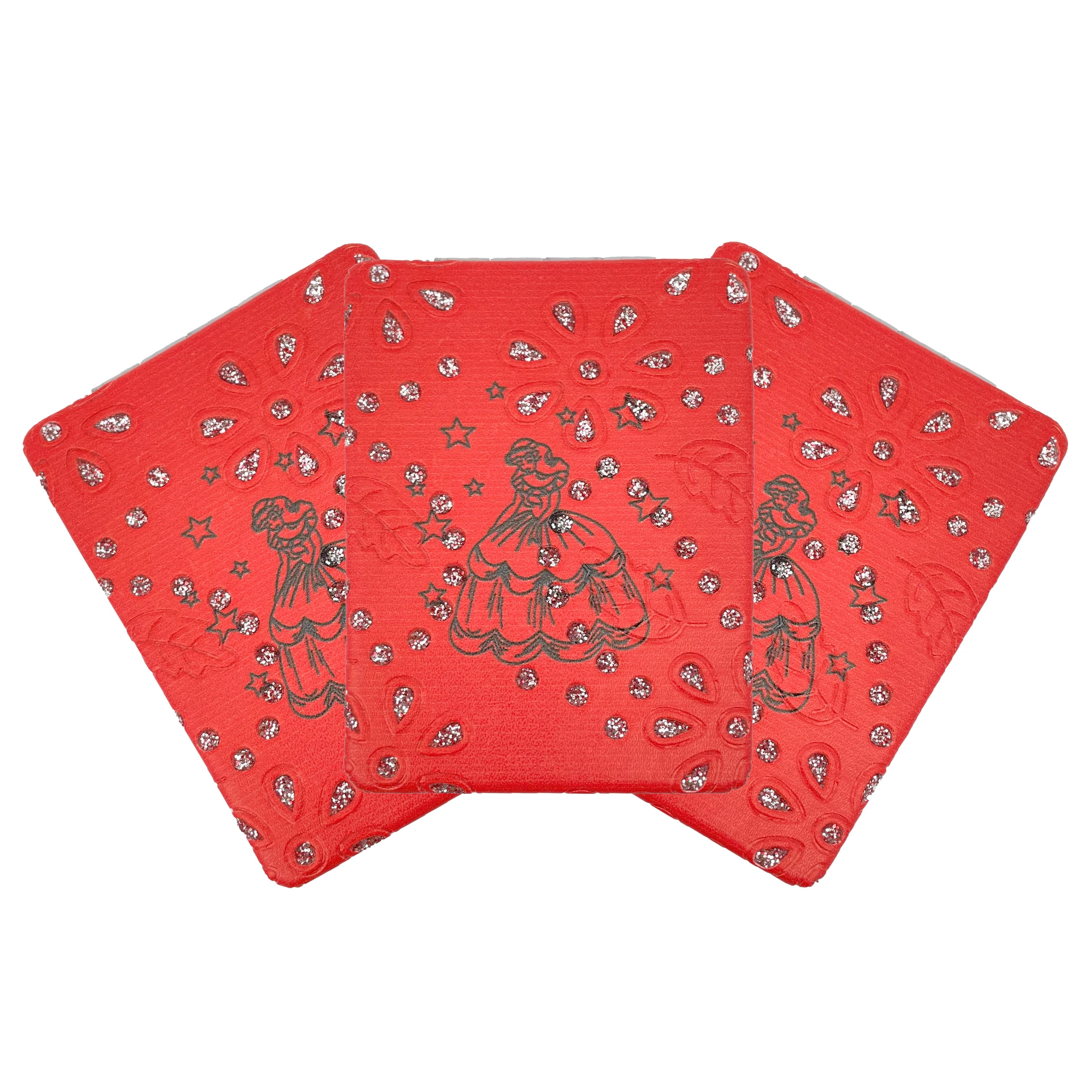 

12Pcs Sweet 15 Quinceanera Bling Compact Mirror Square Pu Leather Recuerdos De Mis Anos Birthday Party Favors Gift for Girl/Mak