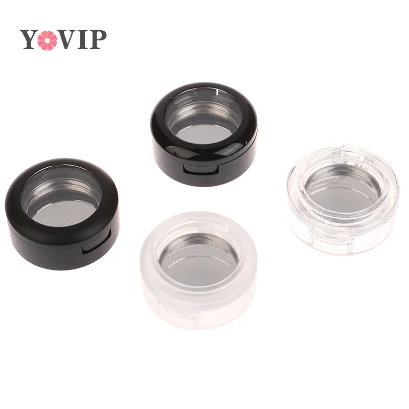 1PC Eye Shadow Box Replace Empty Box Plastic Case For Blush Powder Eye Shadow Box With Aluminum Pan