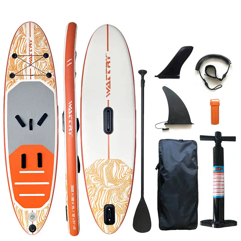 CE Hot selling factory full set inflatable sup paddle board sail windsurfing board with accessories