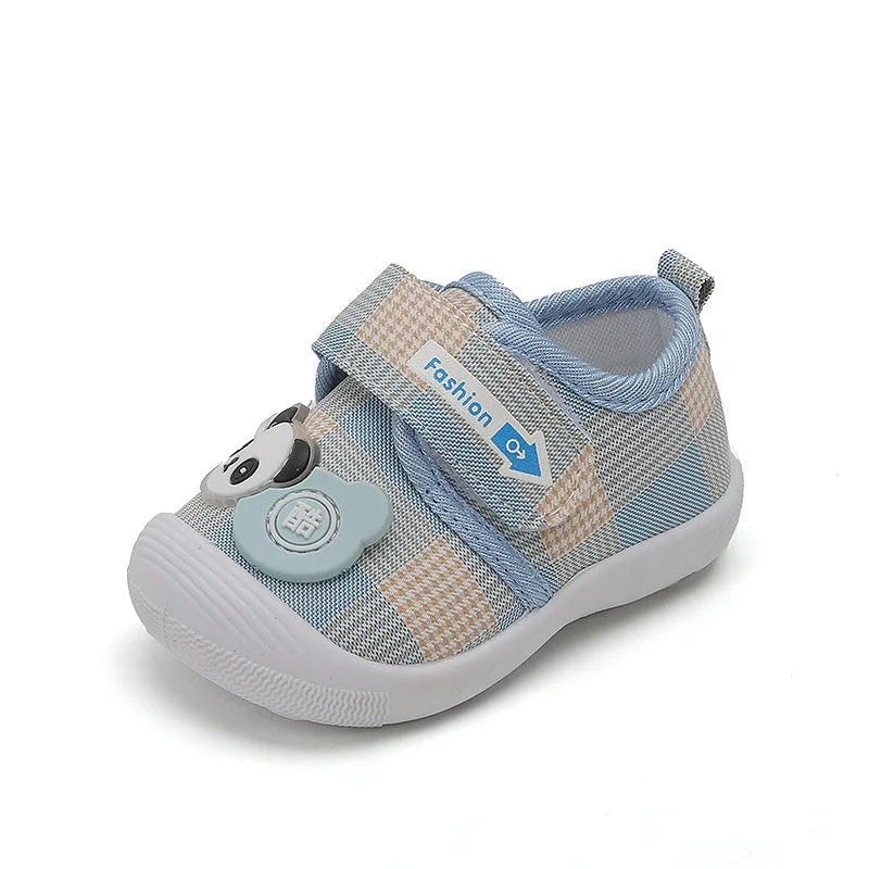 Sapatos de lona respiráveis para bebês meninas e meninos, fundo macio, anti derrapante, first walkers, tênis para criança, casual, prewalker