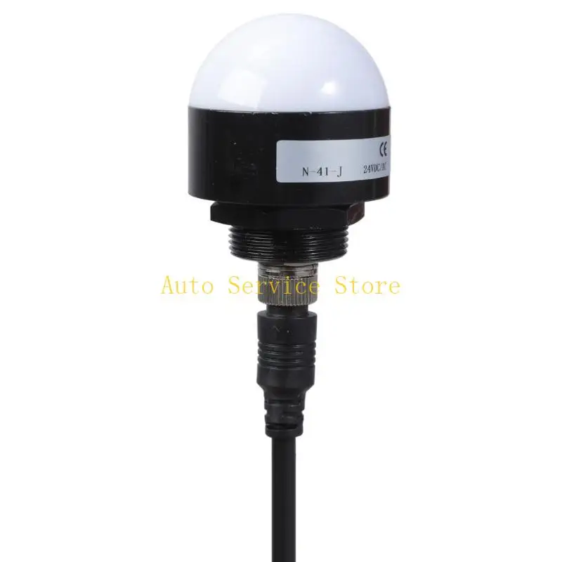 

462A Hemispherical Shaped Flashing Alarm Light 24V 3W Portable Tricolor Warning Light Multipurpose Alarm Light