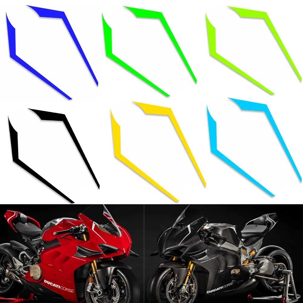 Motorcycle Front Pull Decals V4 V4R V4S V2SP Reflective Sticker for DUCATI V4 V4R V4S V4SP