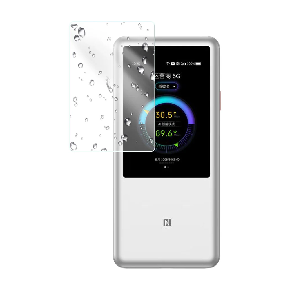 9H HD gehärtetes Glas für ZTE U60 Pro MU5250 5G Pocket WIFI Router Displayschutzfolie