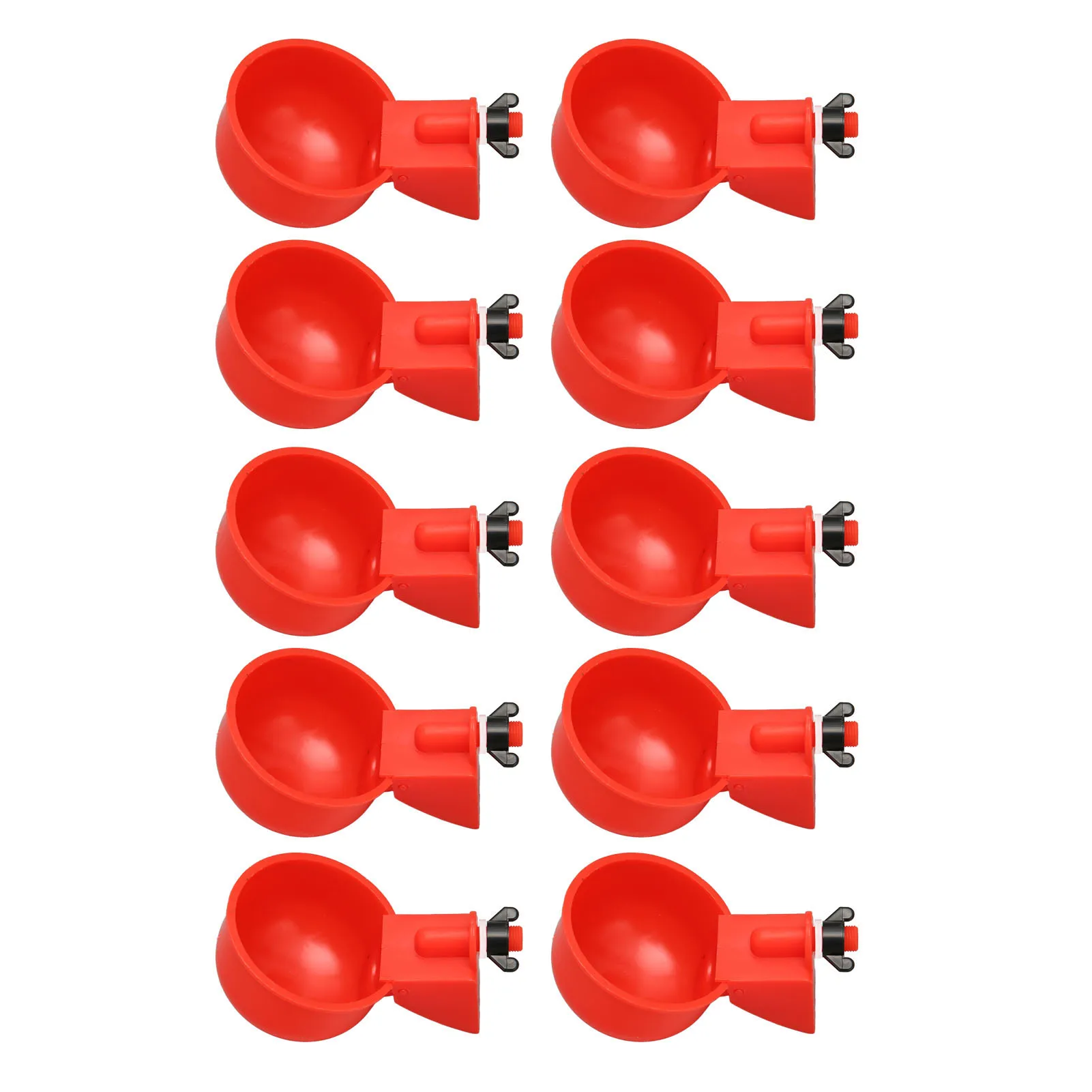 Poultry Drinking Bowl Prevent Deformation Automatic Water Discharge Time Saving Thread Chicken Waterer for Poultry for Chicken