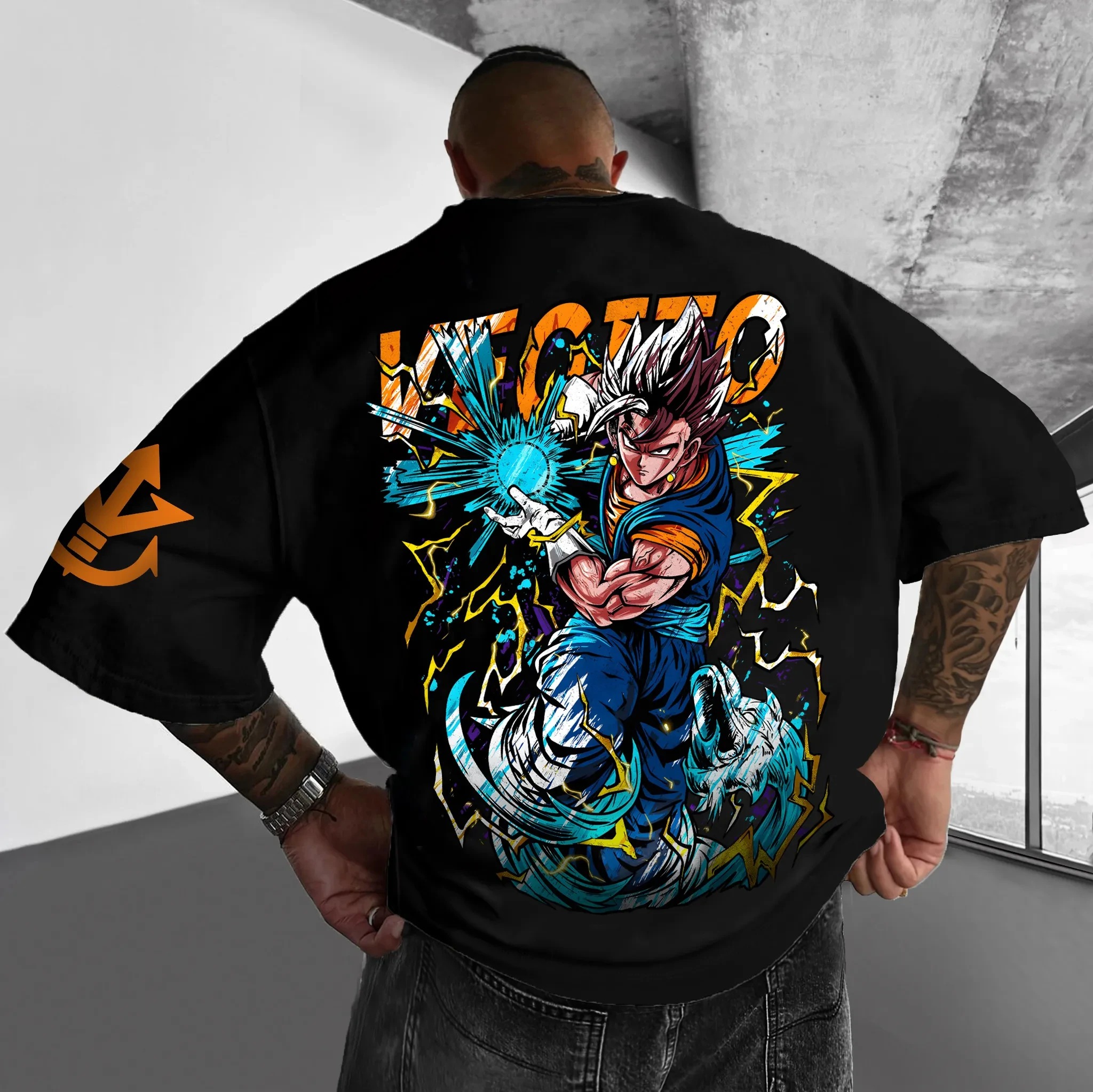 

Dragon Ball Goku Printed Cotton Short-sleeved American Men's and Women's Summer Breathable Sports Loose Round-neck T-shirts