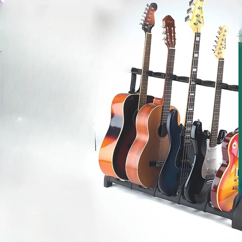 Multi-gear guitar stand, 5-position guitar, floor-to-ceiling piano stand, piano store, stage performance display stand