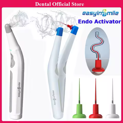 Endo Activator Dental Root Canal Sonic Irrigator LED With 60Pcs Tips Endomotor File for Endodontic Cleaning Irrigating Dentistry