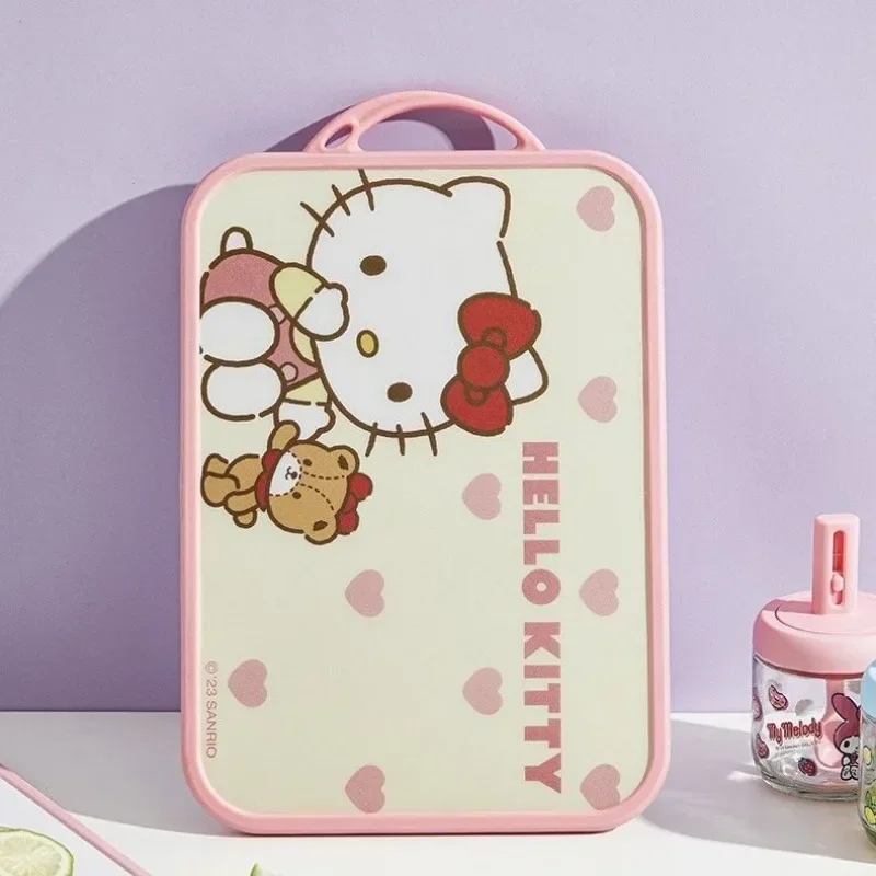 Sanrio Hallo Kitty Cinna moroll Anime Kawaii Schneide brett niedlich meine Melodie Haushalt Obst Küche Kunststoff Geschirr Geschenke Spielzeug