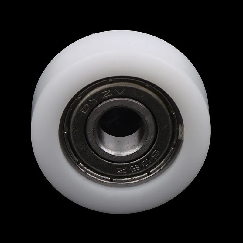 Rolamento revestido nylon Rolamento de roda, rolo moldado injeção, polia do trilho da trilha, porta e janela, 608, 1PC, 8*30*10mm