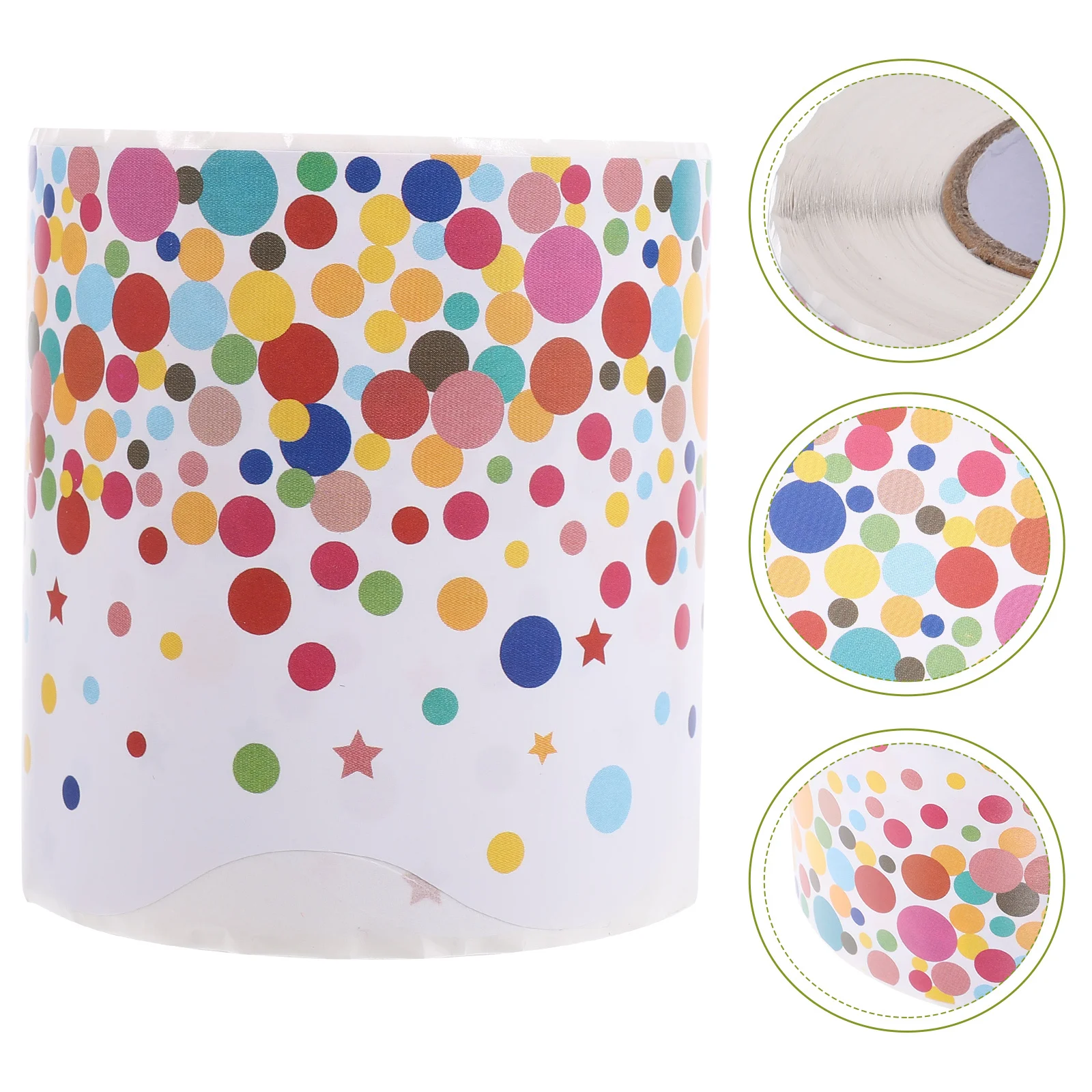 

1 Roll Dots Pattern Bulletin Board Border Self Adhesive Removable Wave Trim Classroom Office Decorative Border Sticker Festival