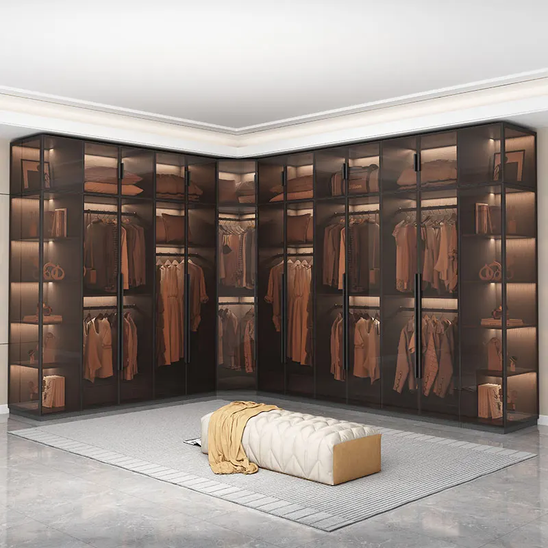 الحديثة خزائن غرف النوم الرخيصة أدراج للملابس أثاث للخزائن المفتوحة غرف الملابس أدراج الصدر منظم الخزانة #4