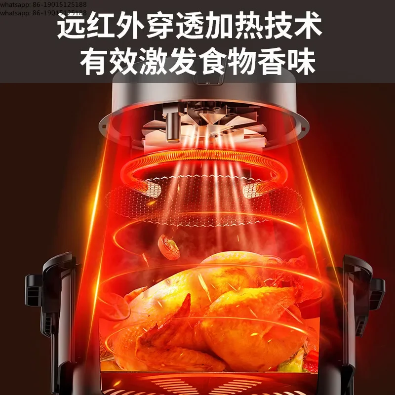 Air Fryer Oven Integrated Household Large Capacity Visual Electric Fryer Cooking Machine