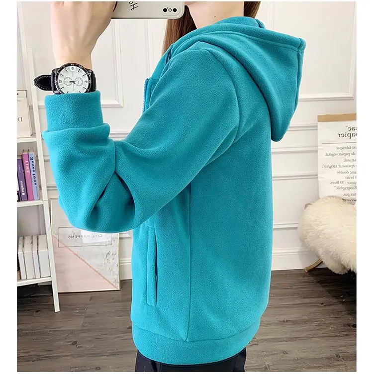 

Флисовая толстовка со шляпой, женская одежда, женская весенняя красочная галстук-краска, городской узор, японский стиль, Y2K, милая эластичная талия