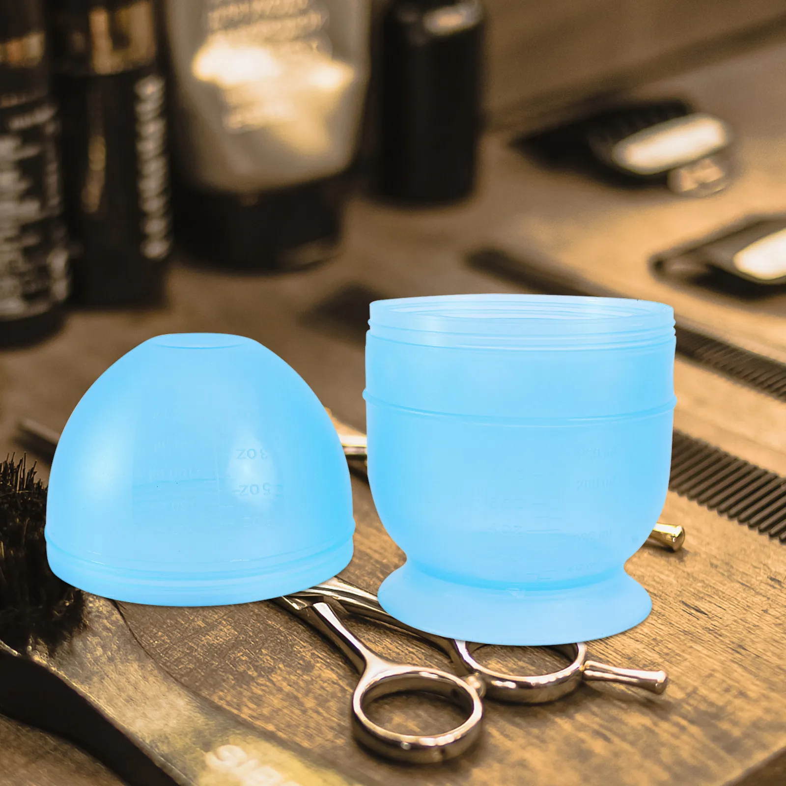 

Hair Dyeing Shaker Cup Strong Plastic Construction No Leakage Design Perfect for Mixing Hair Color At Home Or Salon Reusable