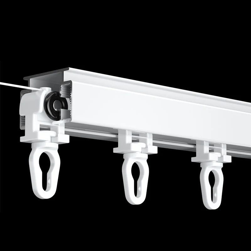 S Wave Curtain Runner with Wheels for Electric S Rails Plastic S Fold Curtain Track Runners Ripple Fold Curtain Accessories