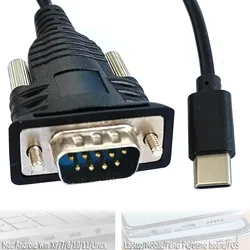 USB/C Serial Port/COM Adapter for Industrial/Panel/Mini/PC/Laptop/Notebook/ARM/SBC/Card Reader/ to Scanner/Printer/Scale Cable