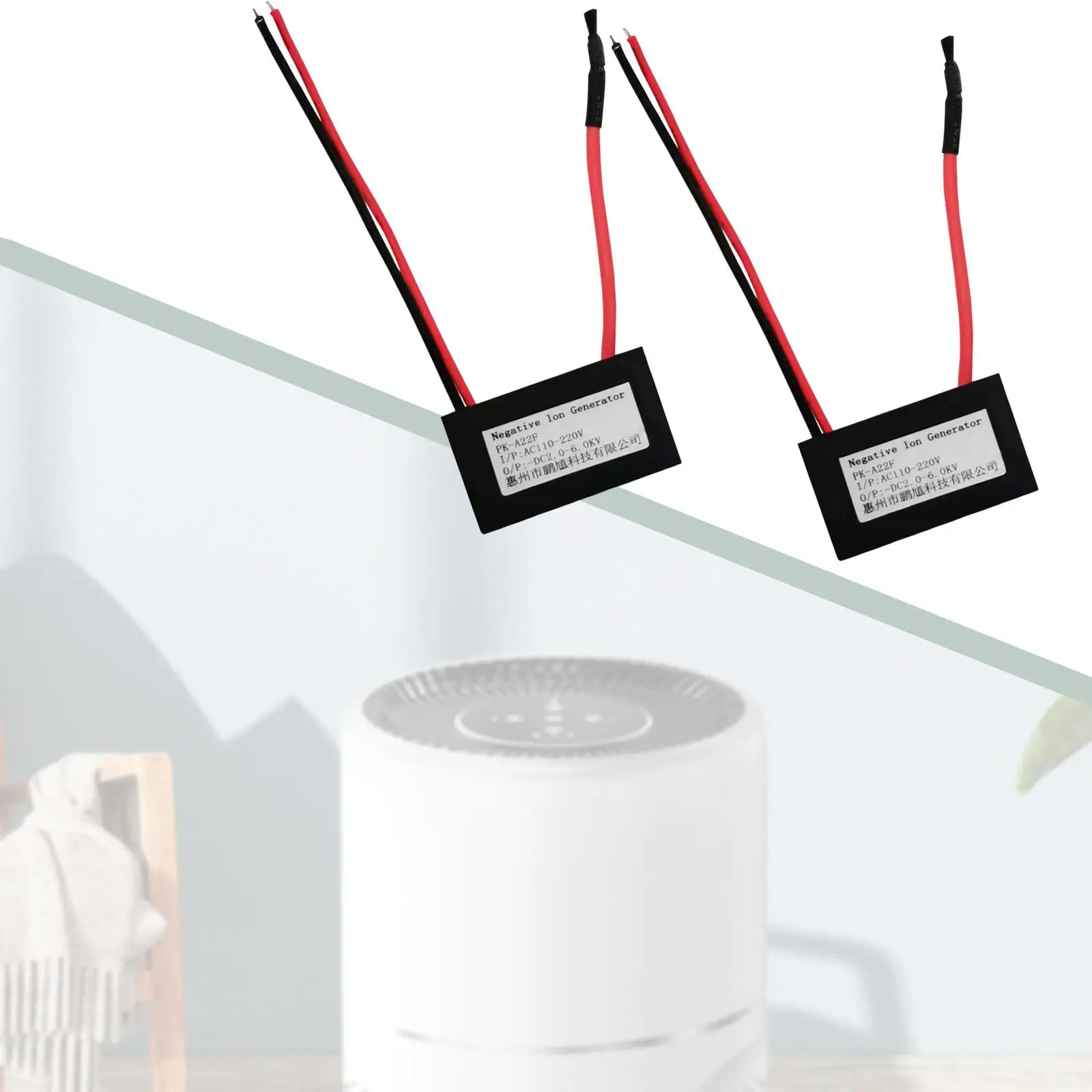 Air Purifier Device with High Ion Concentration Anti Mold Smoke Extractor for Basement Garage